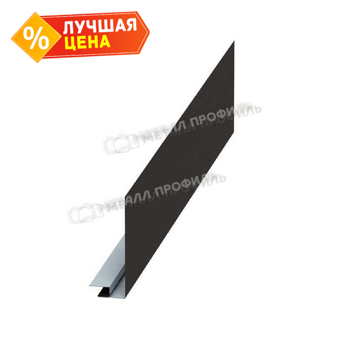 Планка карнизного свеса сложная 250х50х3000 NormanMP (ПЭ-01-RR32-0.5)