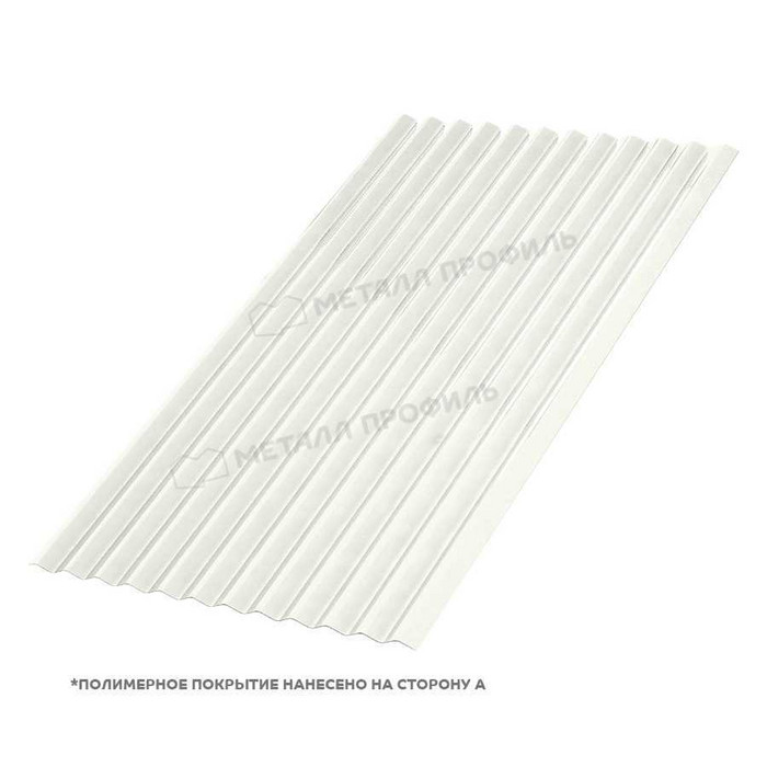 Профлист Металл Профиль МП-18 0,45 Полиэстер RAL 9010 Чистый белый | B