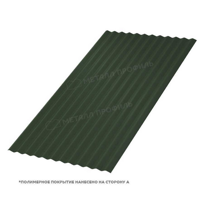 Профлист Металл Профиль МП-18 0,45 VikingMP® RAL 6007 Бутылочно-зеленый | B