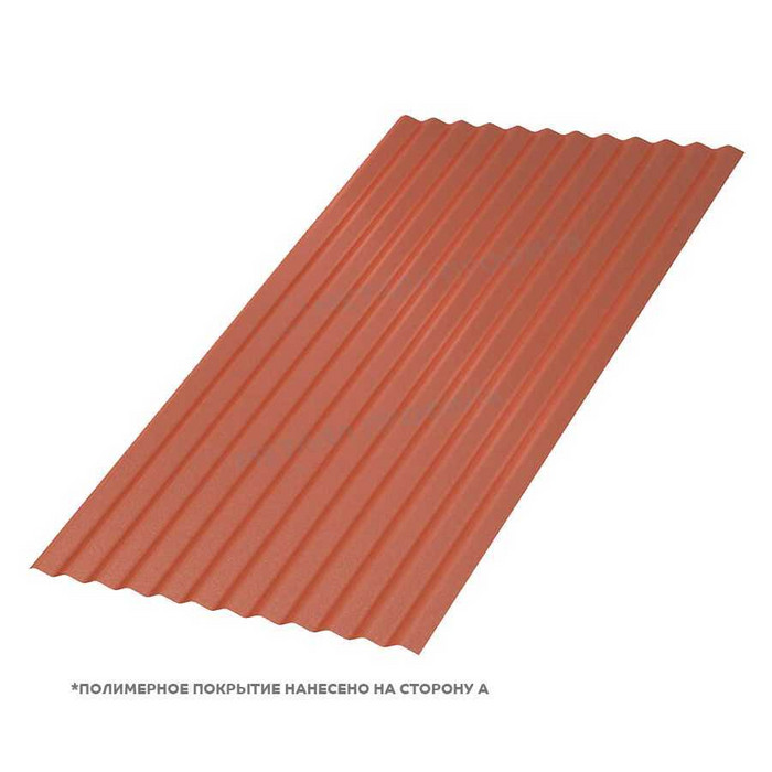 Профлист Металл Профиль МП-18 0,5 VikingMP® E RAL 8004 Коричневая медь | B