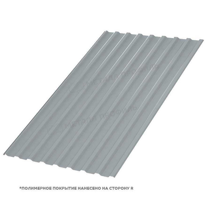 Профлист Металл Профиль МП-20 0,8 Полиэстер RAL 7004 Серый | B