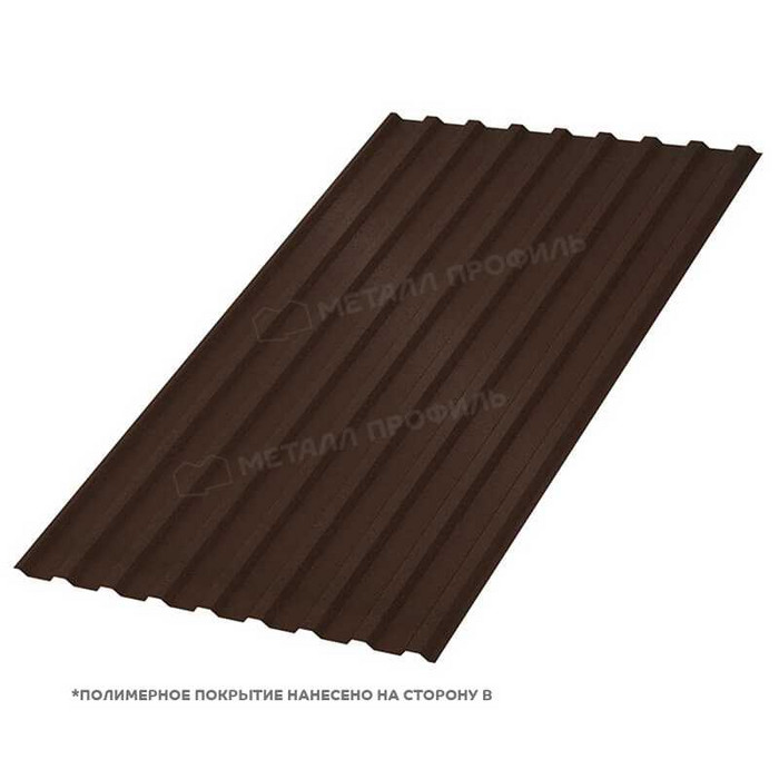 Профлист Металл-Профиль МП-20 VikingMP® 0.45 мм RAL 8017 Коричневый шоколад